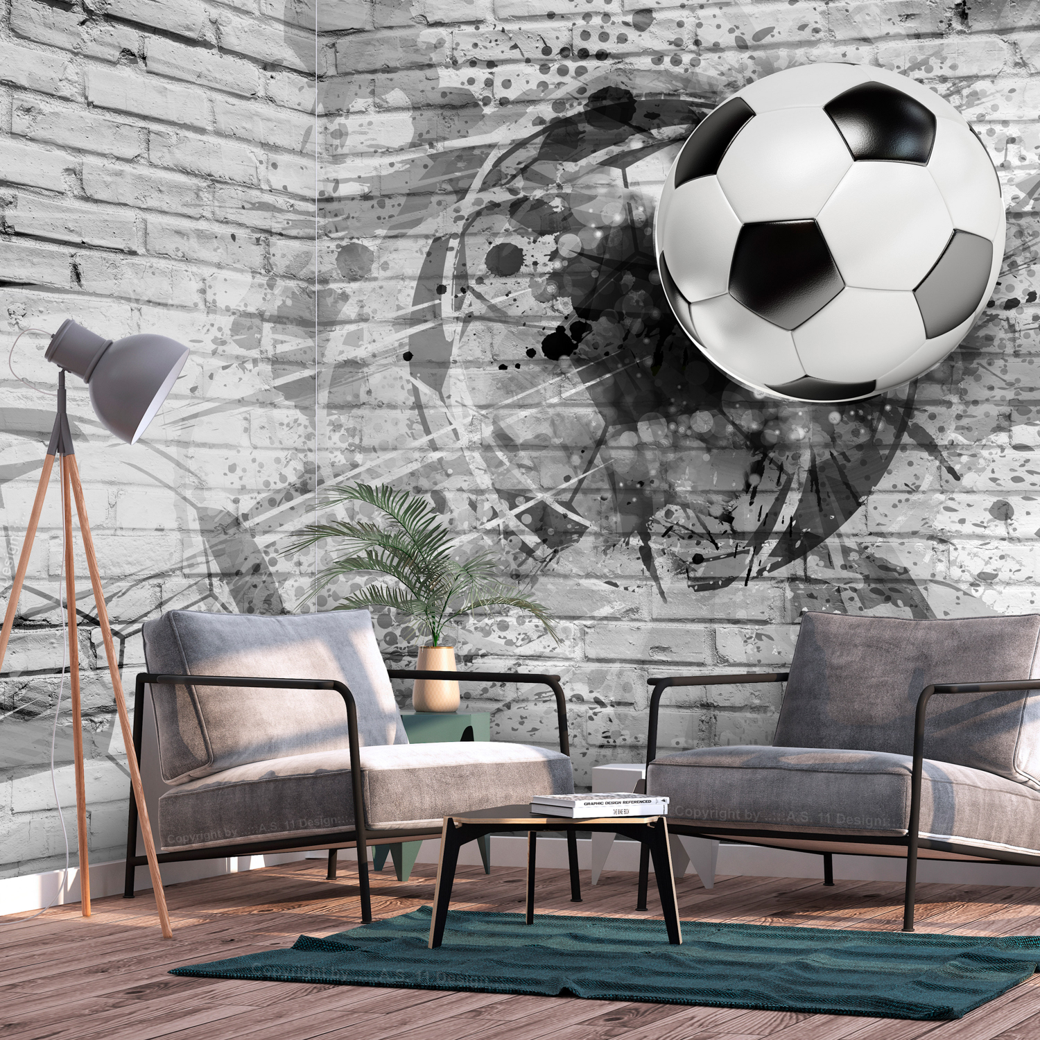 Fototapet Arkiio Dynamic Football