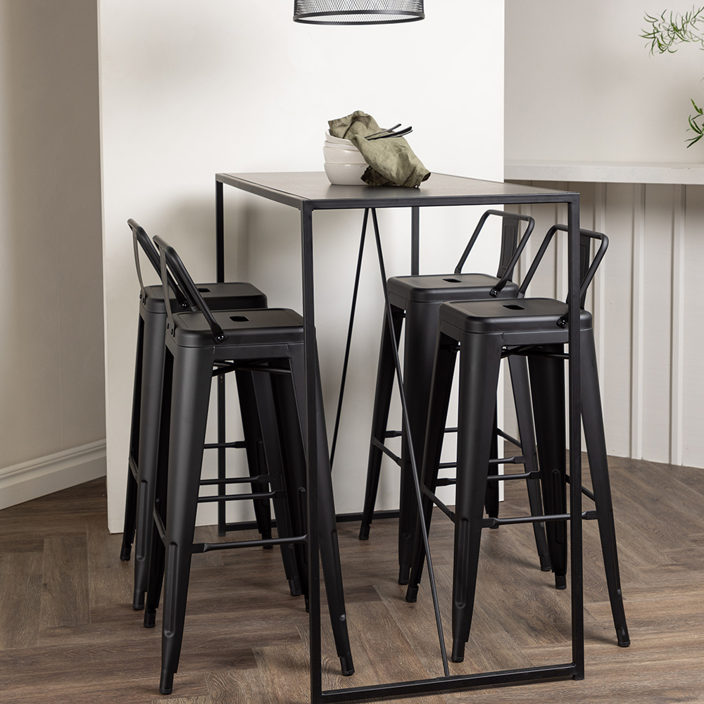 Matgrupp Venture Home Brea med 4 Tempe Flat Stolar
