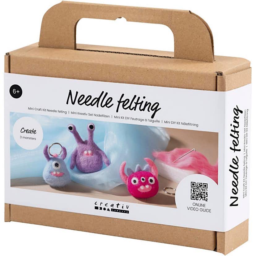 DIY-kit Creativ Company Nålfiltning Monster
