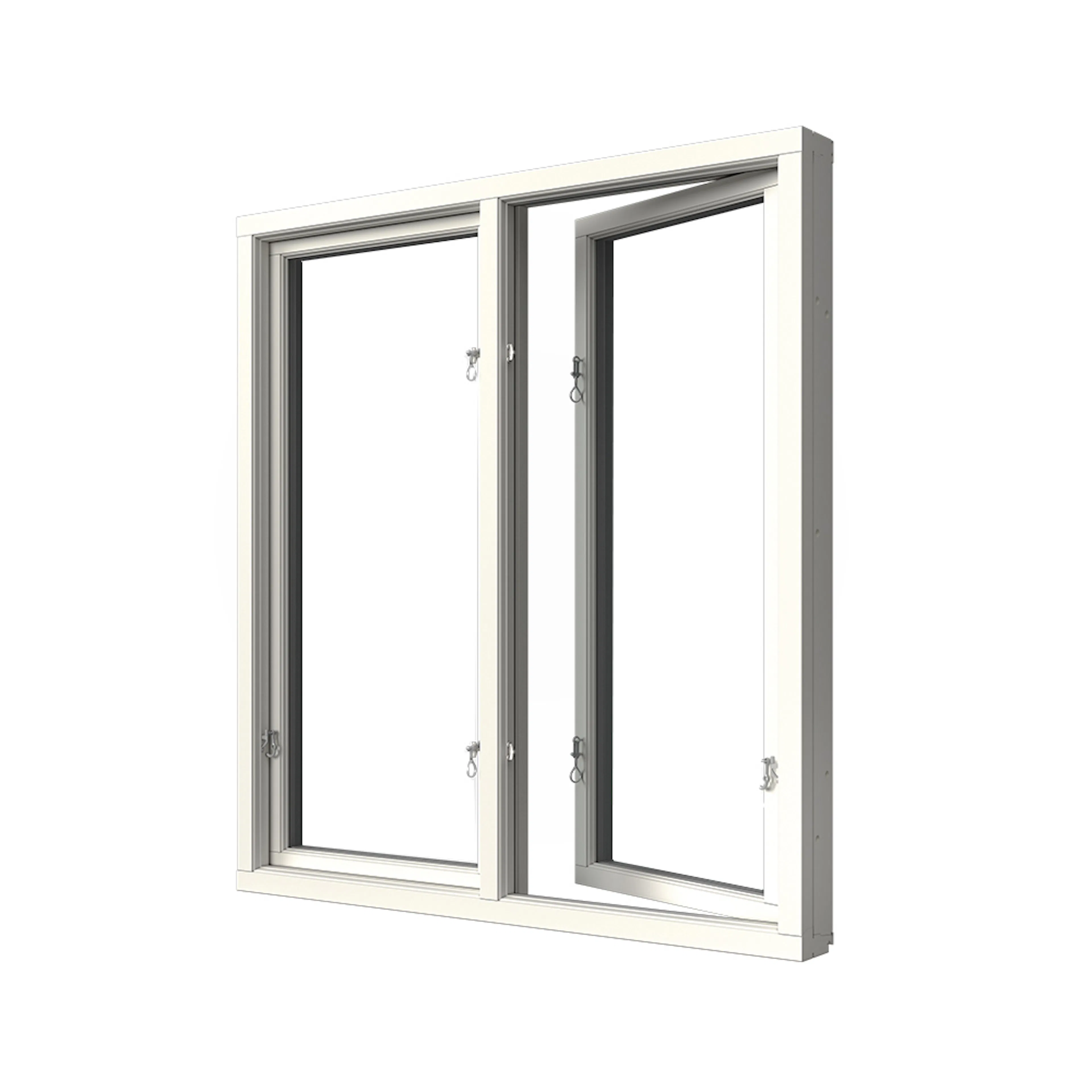 Elit Fönster MF2-AL 10x6 3-Glas Alu 2L Retro BxH:100x60Cm