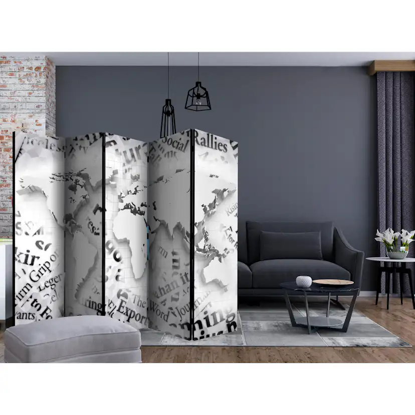 Rumsavdelare Arkiio The World of Newspapers II 225x172 cm