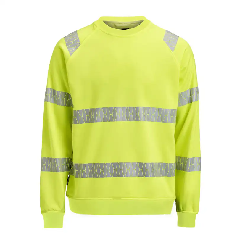 Sweatshirt Jobman Varsel HV Gul