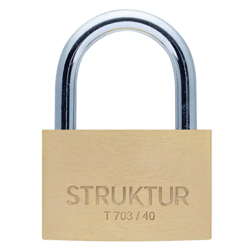 Hänglås Millers Mässing T 703/40