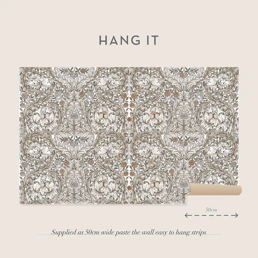 Fototapet William Morris At Home African Marigold Neutral