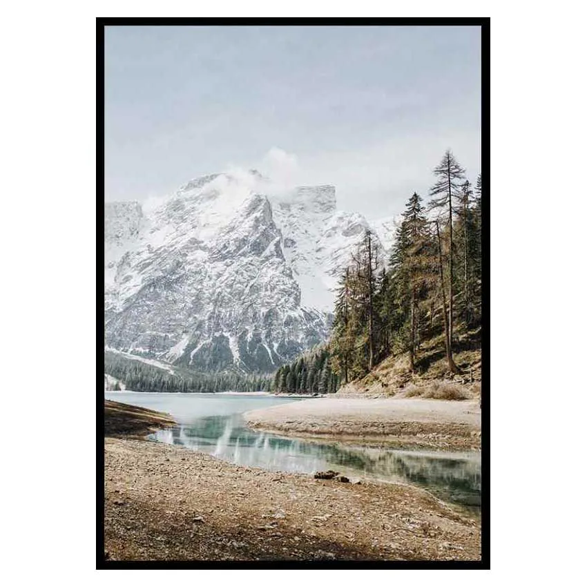 Poster Gallerix Lagi di Braies Italy