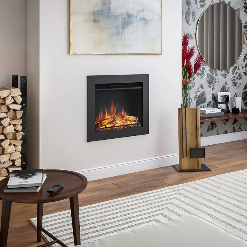 Elektrisk Kamin Tagu Powerflame Electric Fire Inbyggnadsbar Kamin