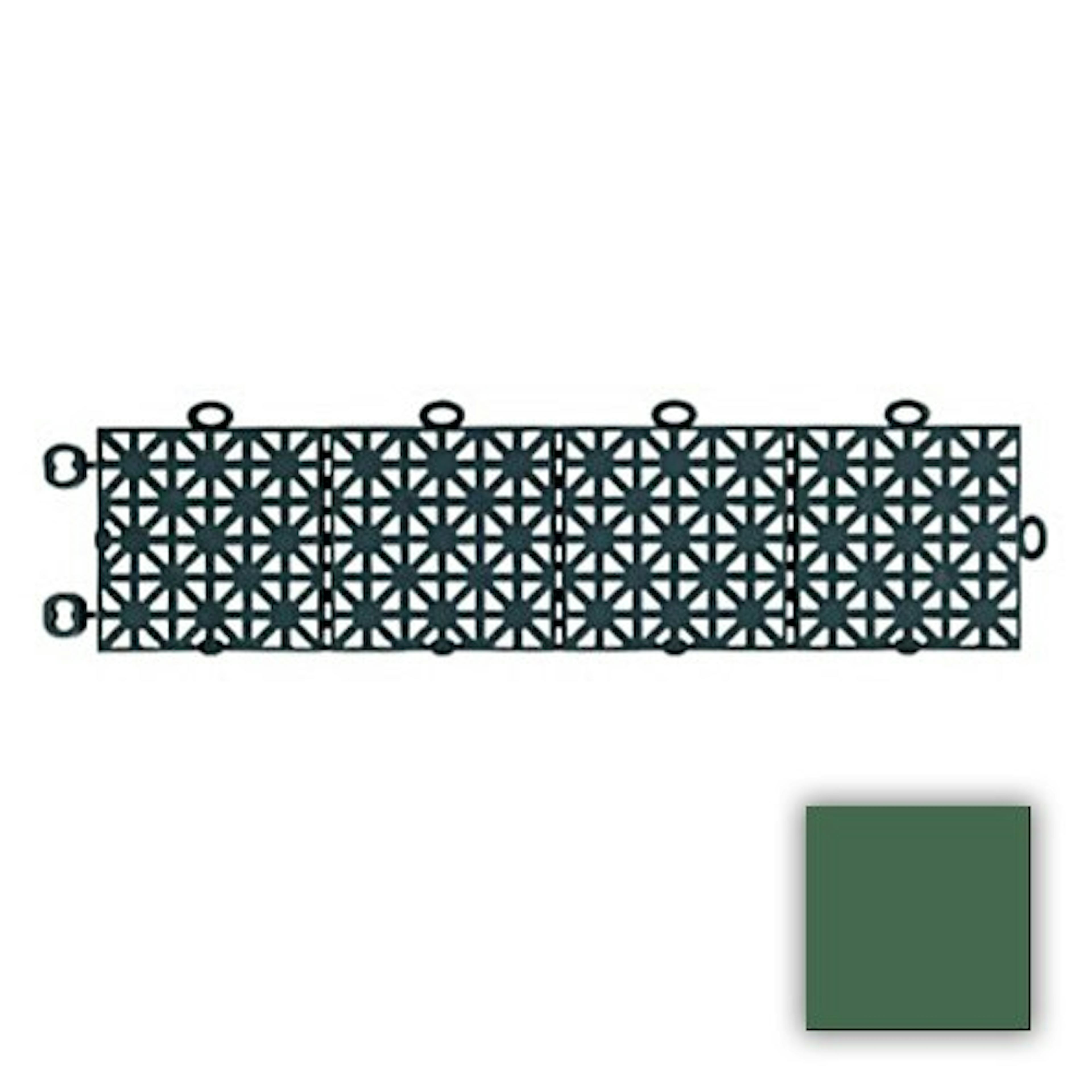 Markeringslist Hestraplattan Universa Emerald Green