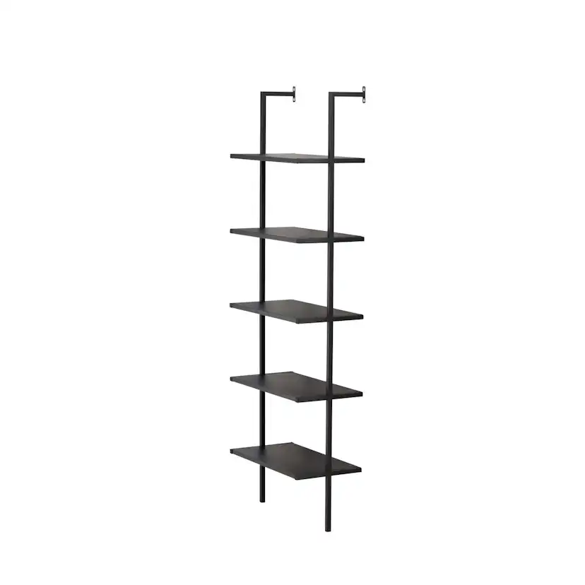 Vägghängd Hylla Venture Home Caracas i Svart Stål 183 cm