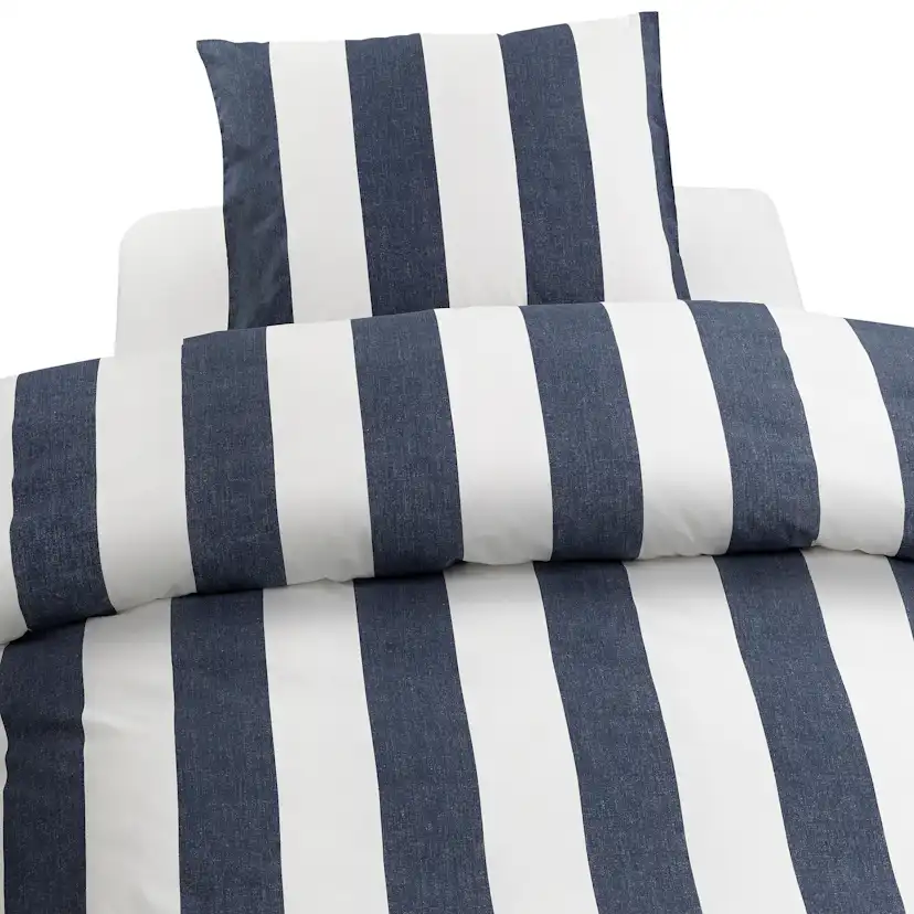 Påslakanset Borganäs of Sweden Block Stripe Dubbelsäng