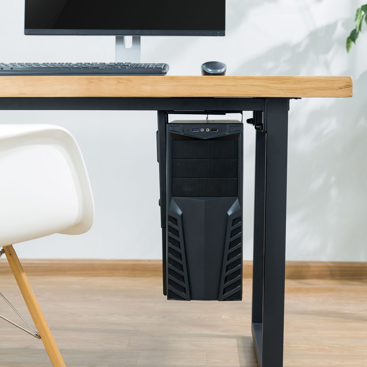 Datorhållare LogiLink Bord/Vägg Justerbar