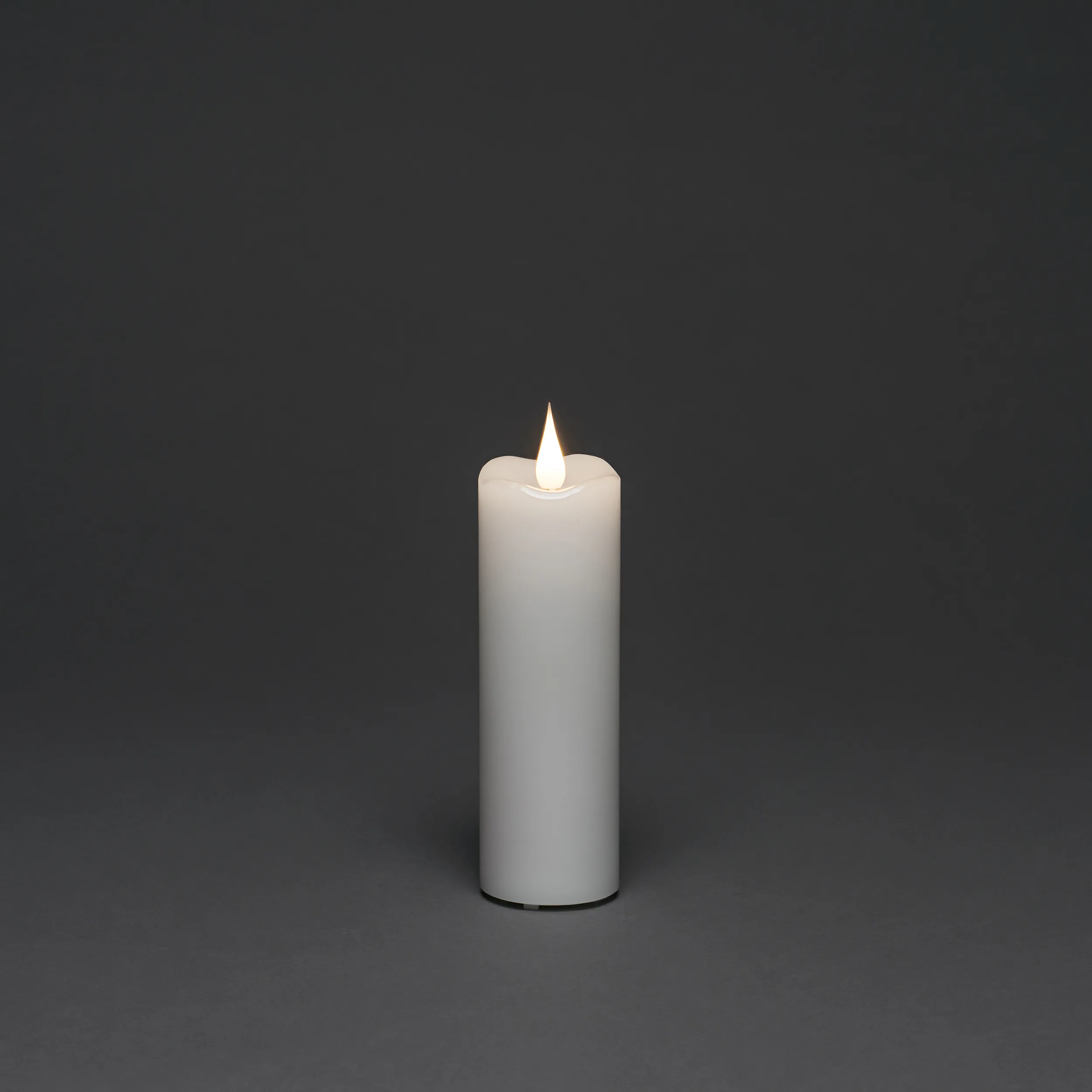 Vaxljus Gnosjö Konstsmide 5x15,2 cm LED Vit