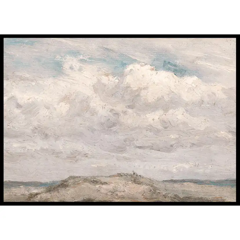 Poster Gallerix Duintop Met Op De Achtergrond De Zee By Jan Willem Van Borselen