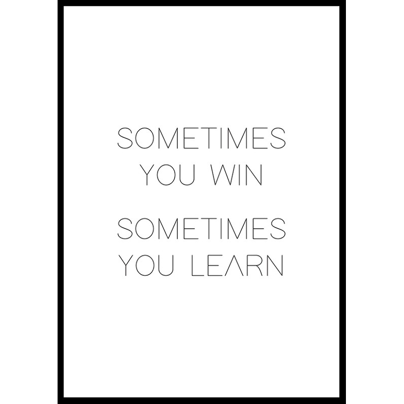 Poster Gallerix Win And Learn