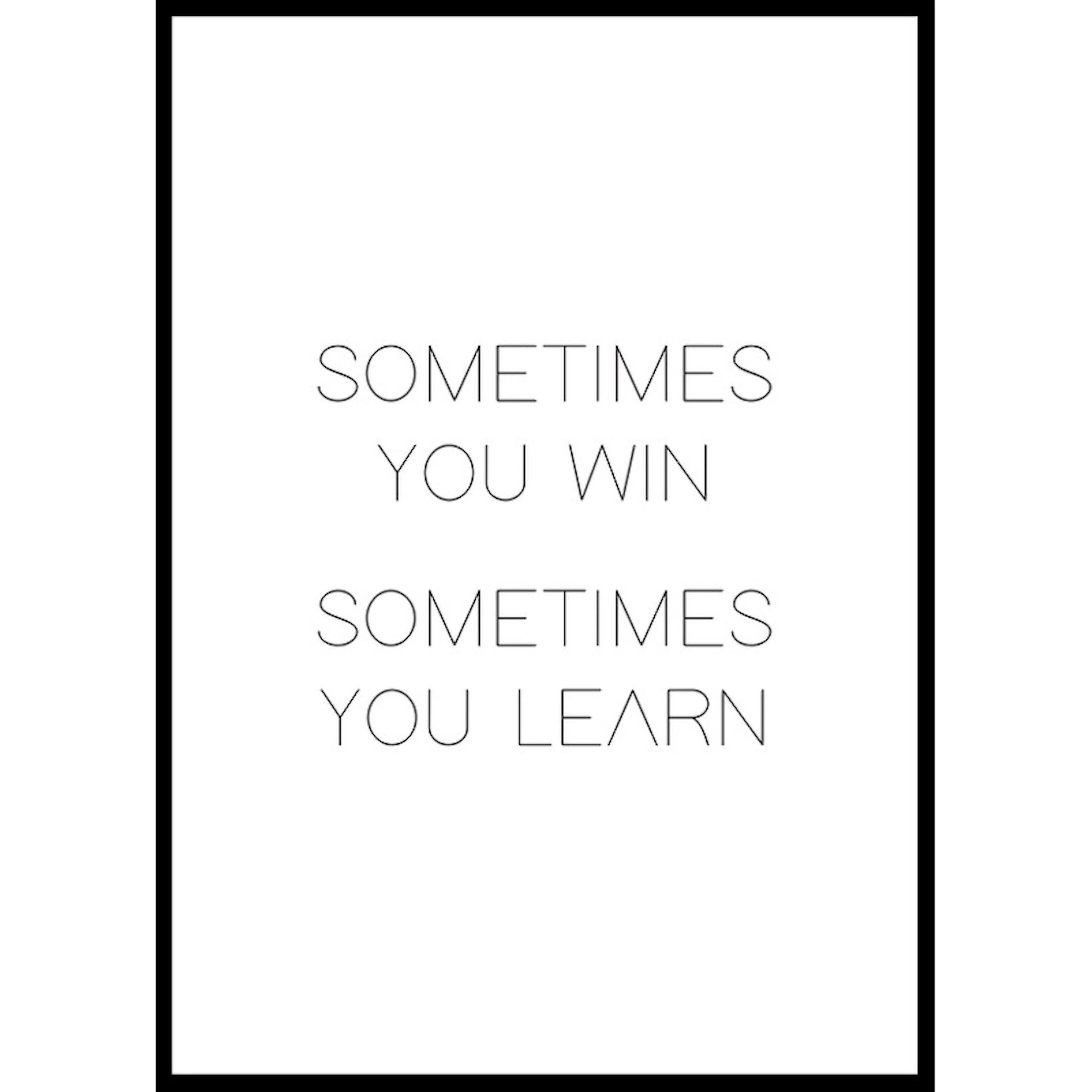 Poster Gallerix Win And Learn