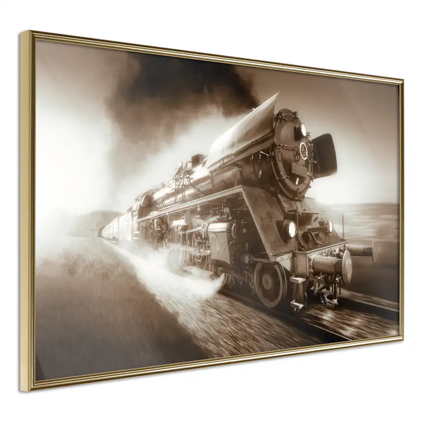 Poster Artgeist Affisch Locomotive