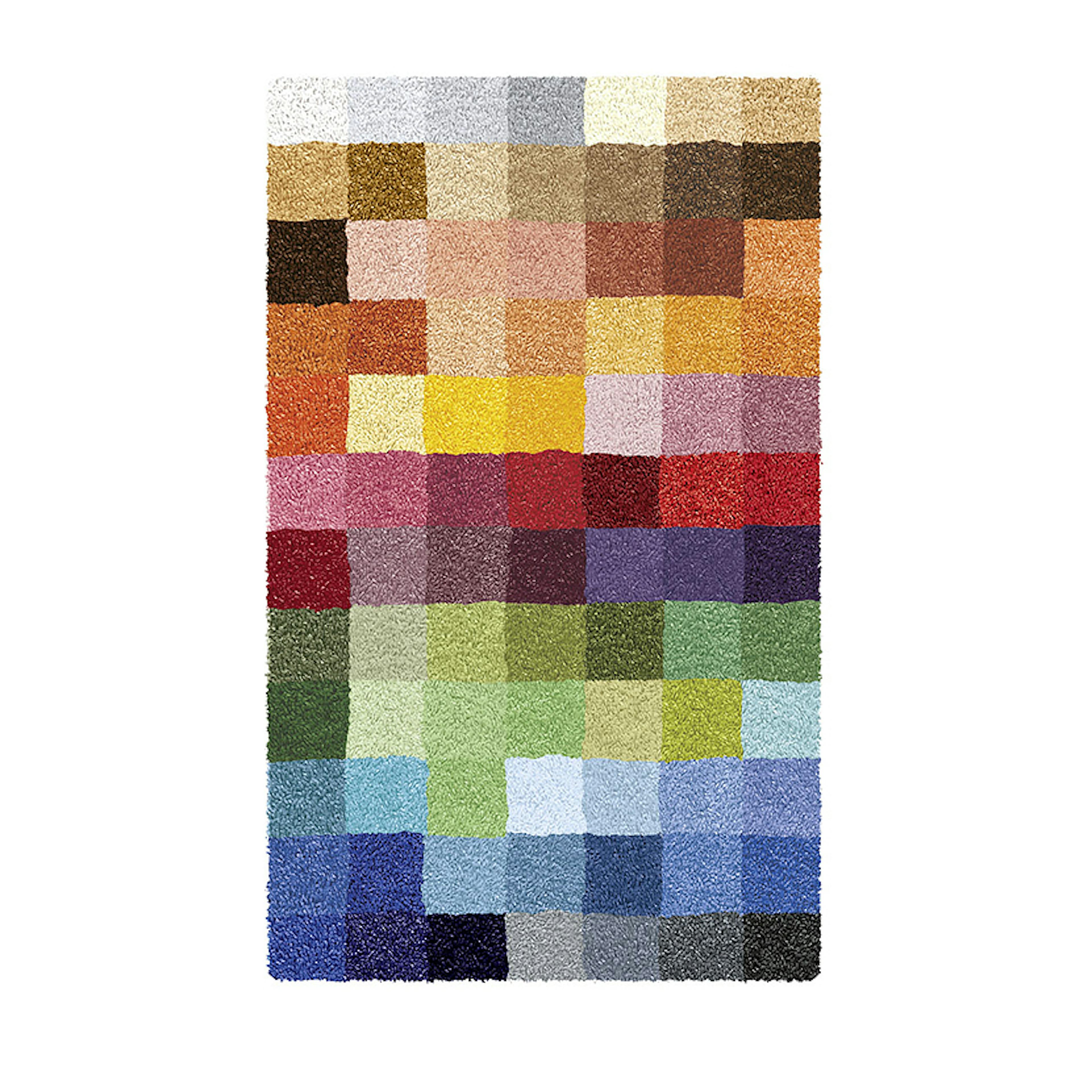 Badrumsmatta Kleine Wolke Cubetto Fyrkantig Flerfärgad