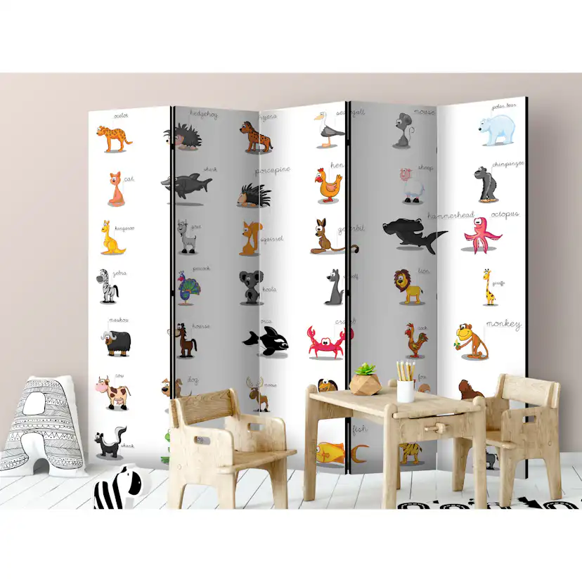 Rumsavdelare Arkiio Learning by Playing Animals II 225x172 cm