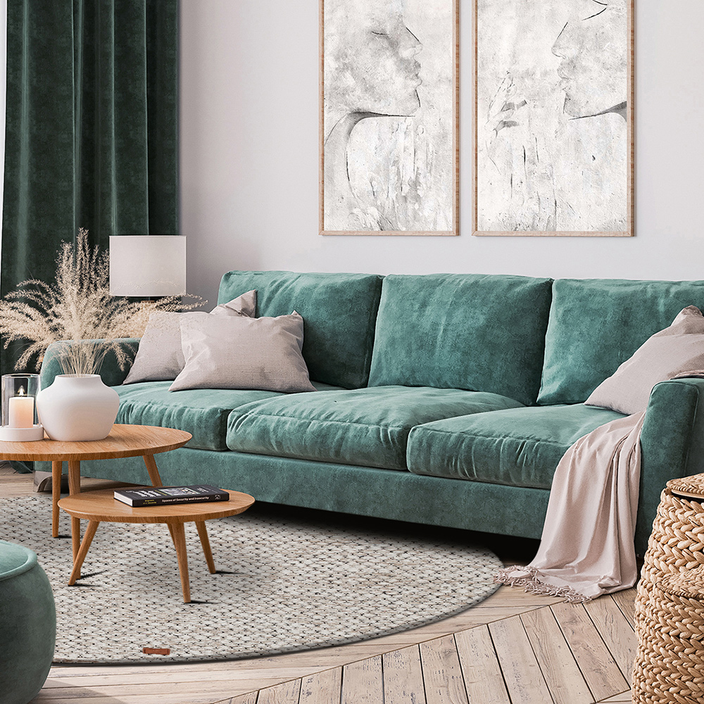 Ullmatta KM Carpets Torekov Rund