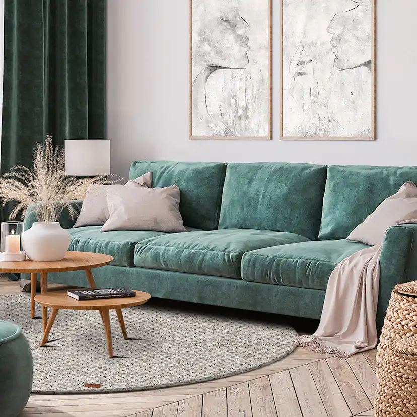 Ullmatta KM Carpets Torekov Rund