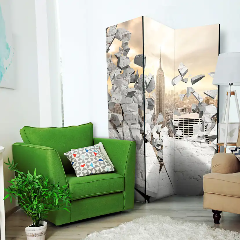 Rumsavdelare Arkiio City Behind The Wall 135x172 cm