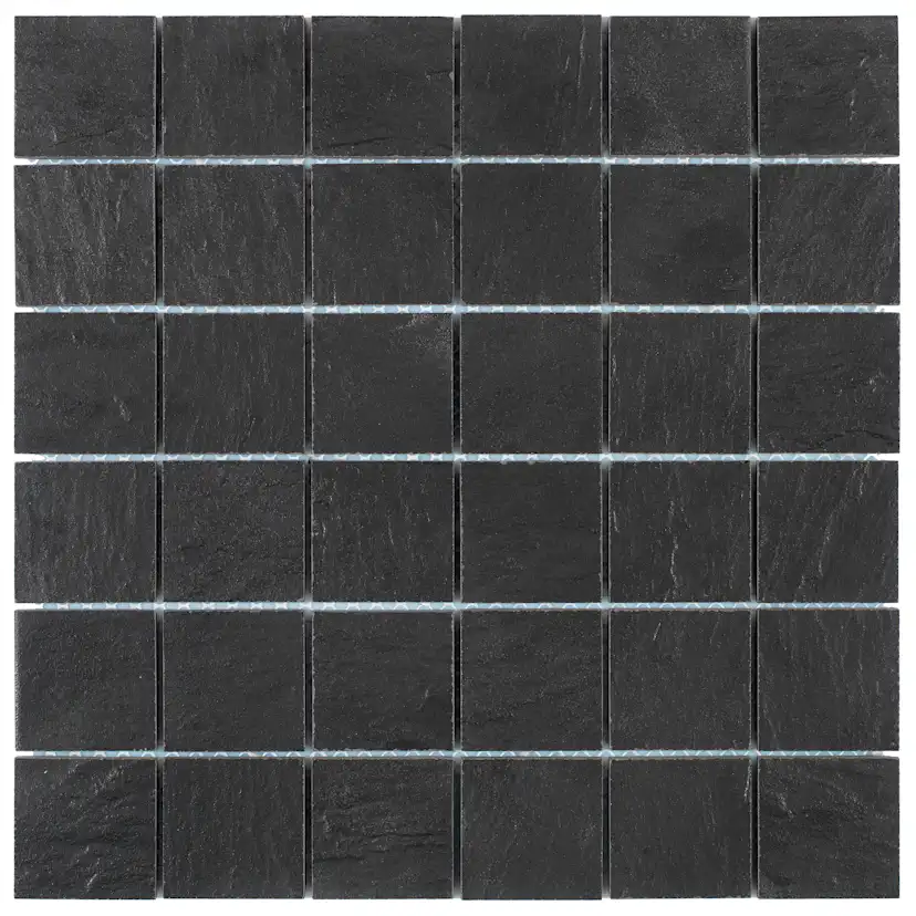 Klinkermosaik Arredo Ardesia Svart 4,8x4,8 cm