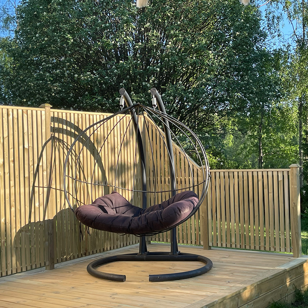 Skärm Jabo Vertikal 3 Tryckimpregnerad Gran 81,5x159/89 cm Vänst FSC (B)