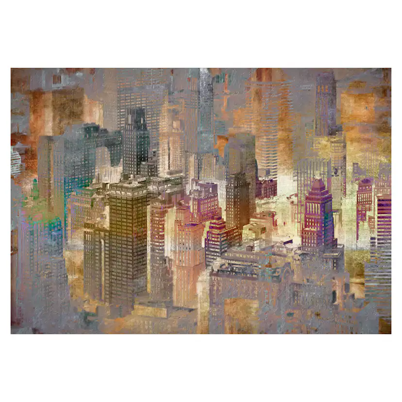 Fototapet Arkiio City in The Mist