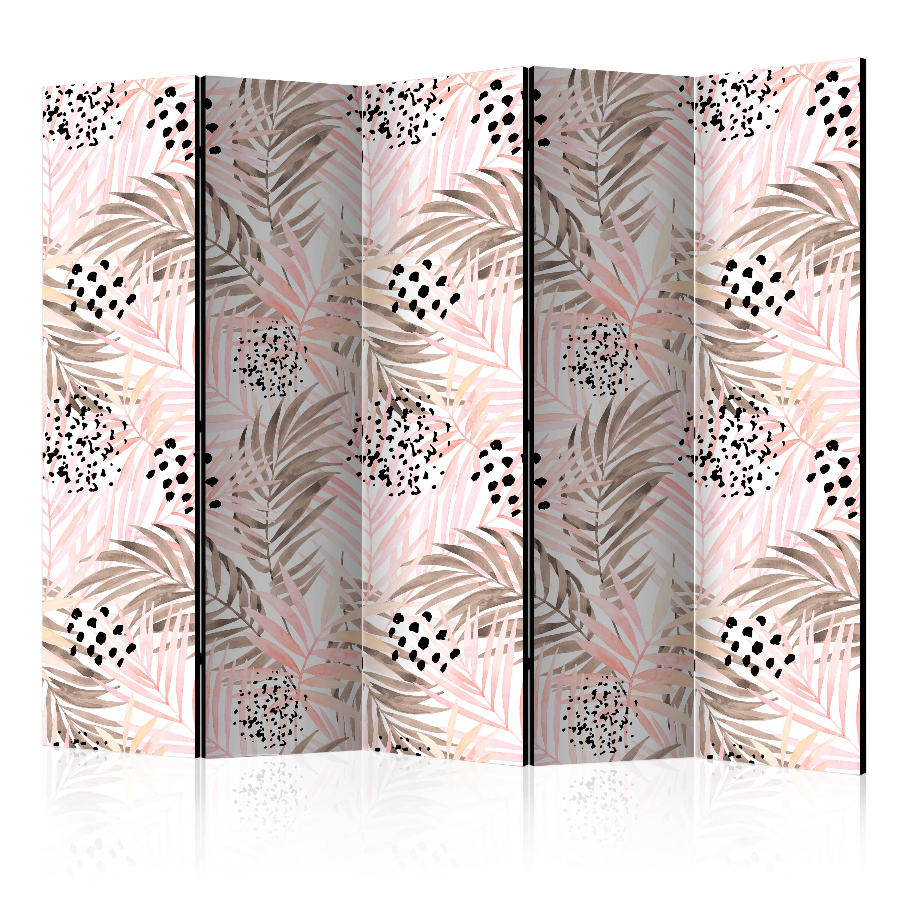 Rumsavdelare Arkiio Pink Palm Leaves II 225x172 cm