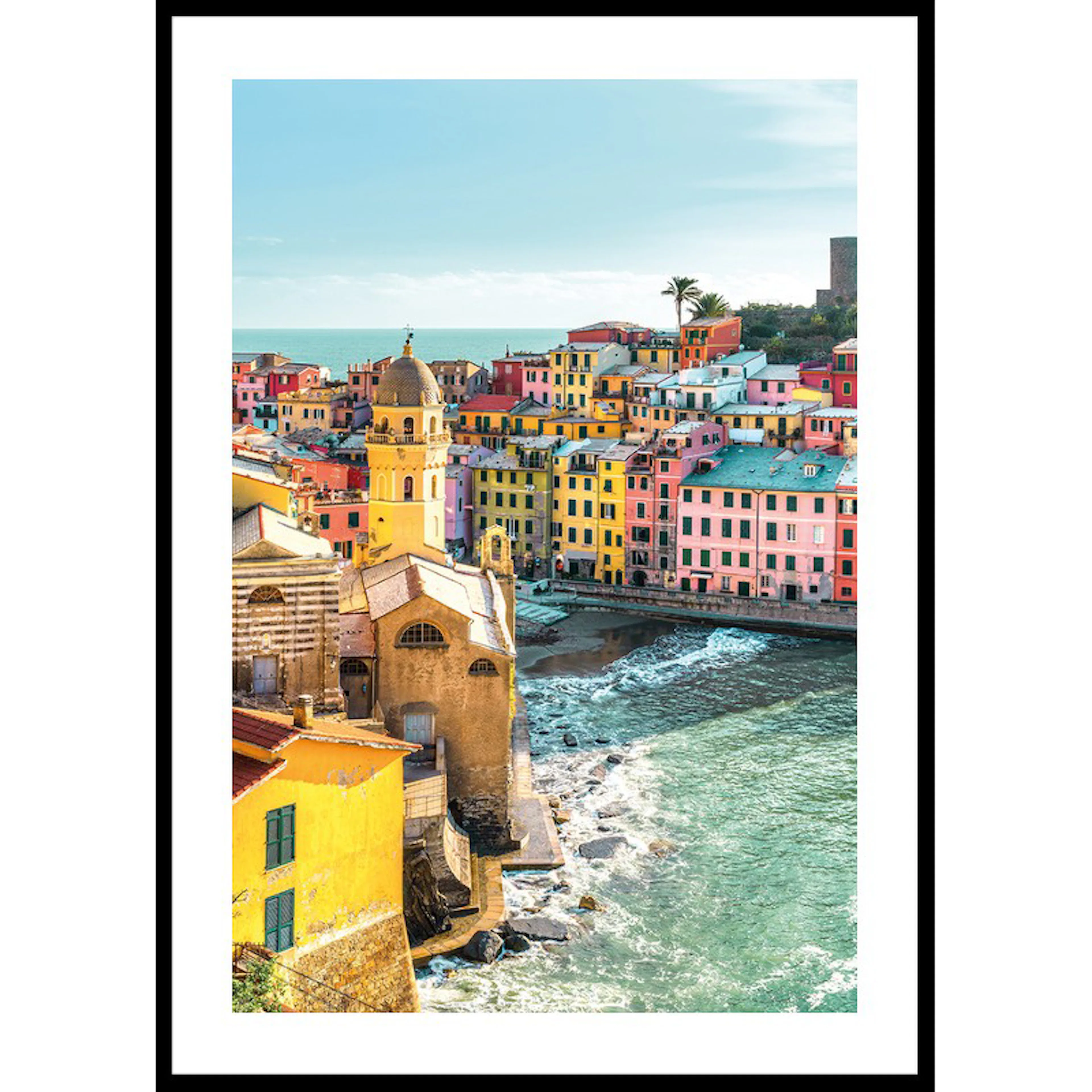 Vernazza Coastal Colors 30x40 30x40 cm