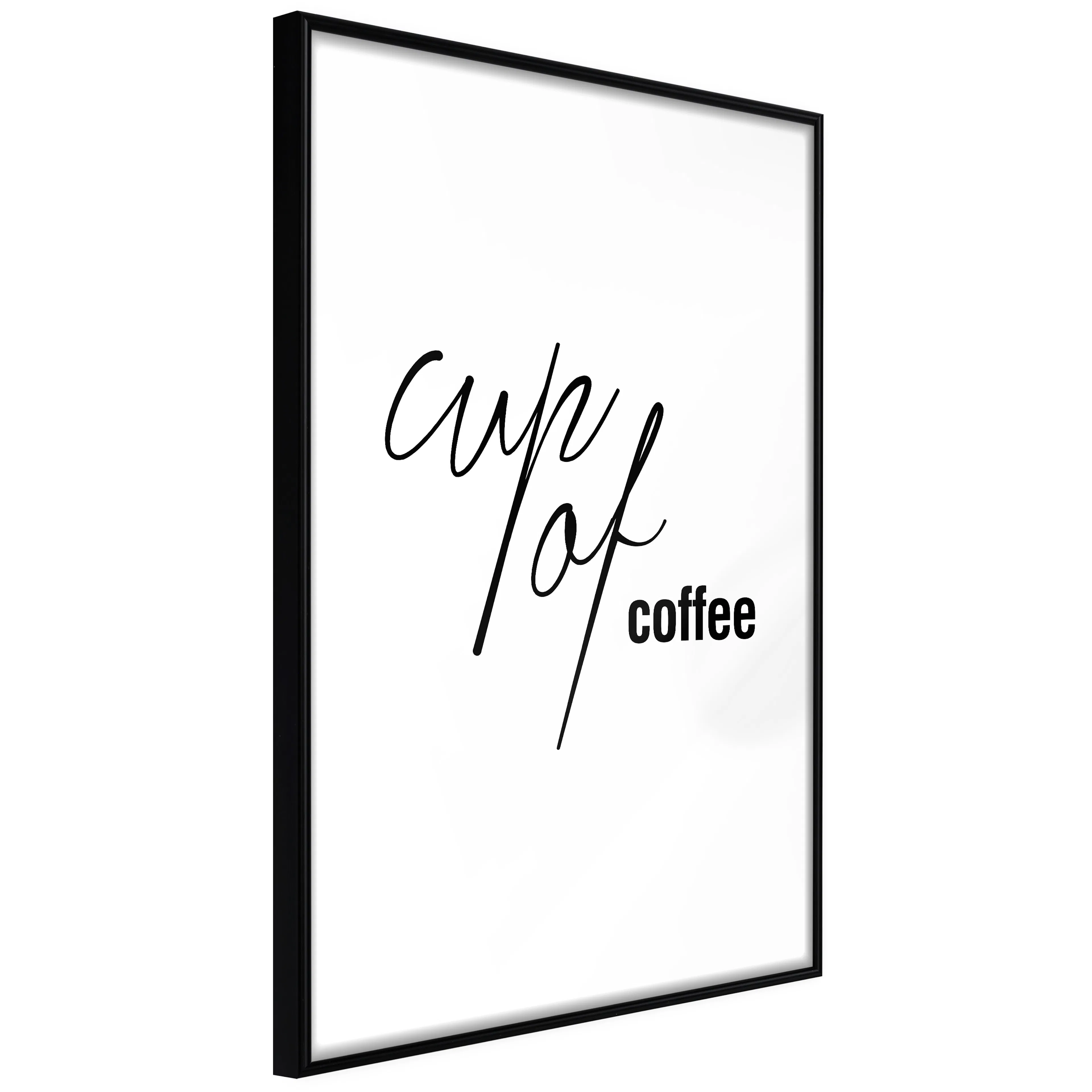 Affisch - Cup of Coffee [Poster] 40x60 Svart ram, 40x60 cm