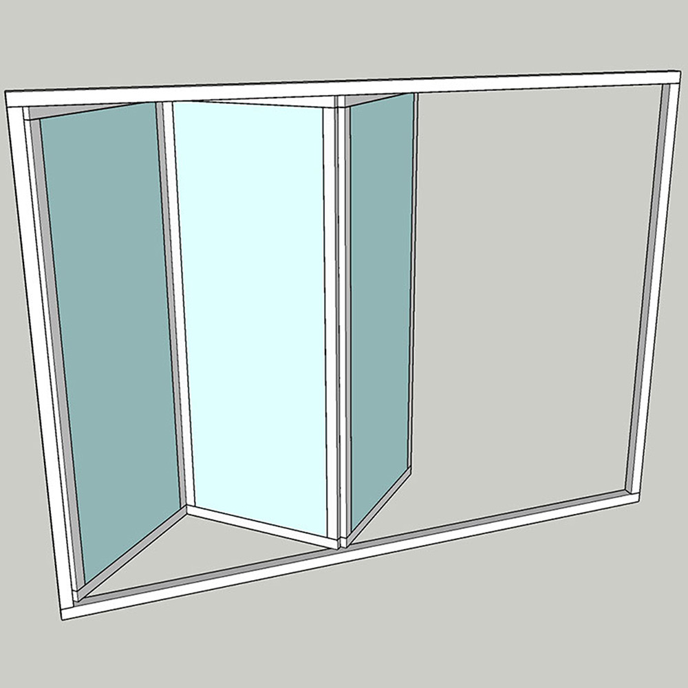 Vikparti Allvy Sunroom s75 3-Glas 3-Delad