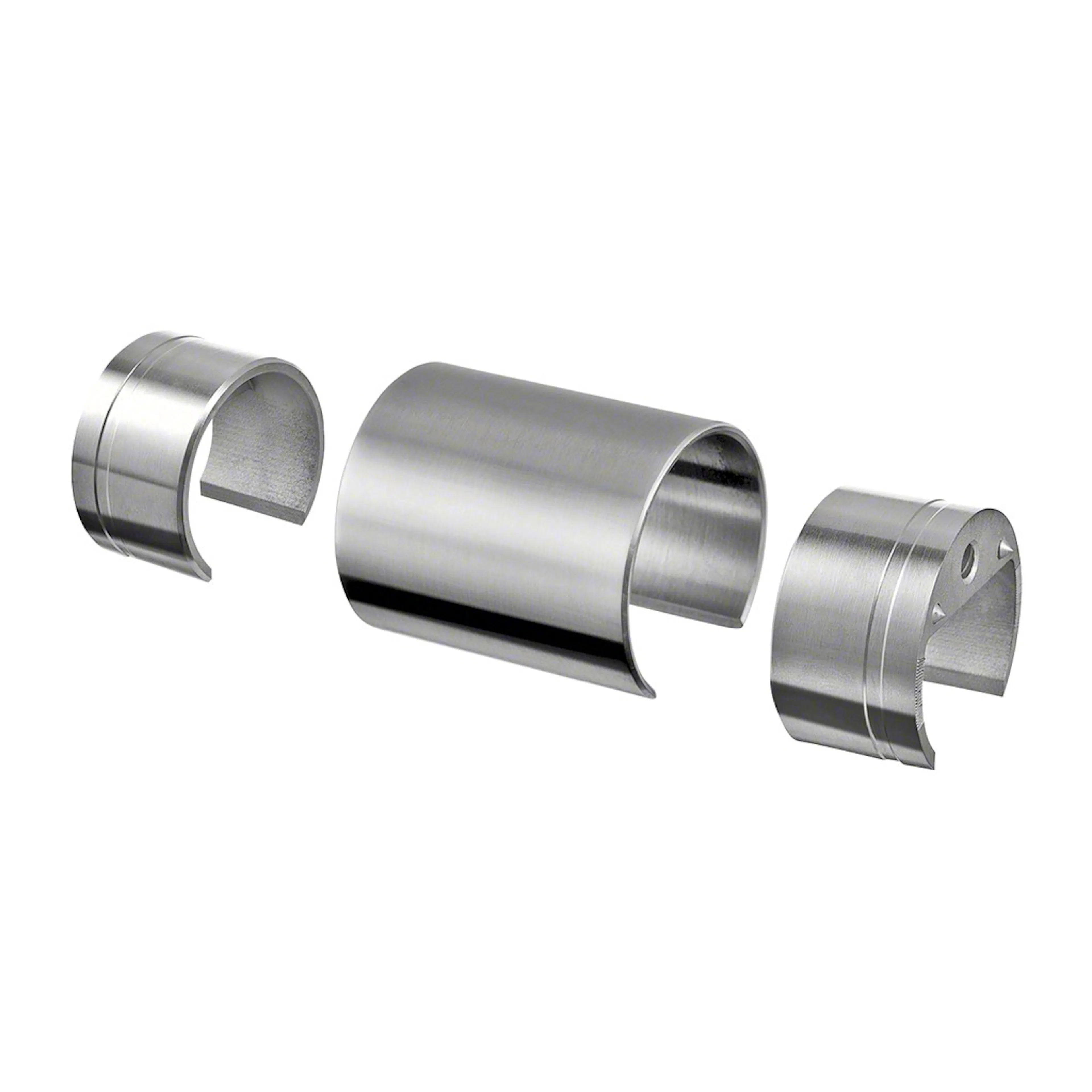 Koppling Herrljunga Ledstångsfabrik Rak Överliggare Inomhus 50 mm