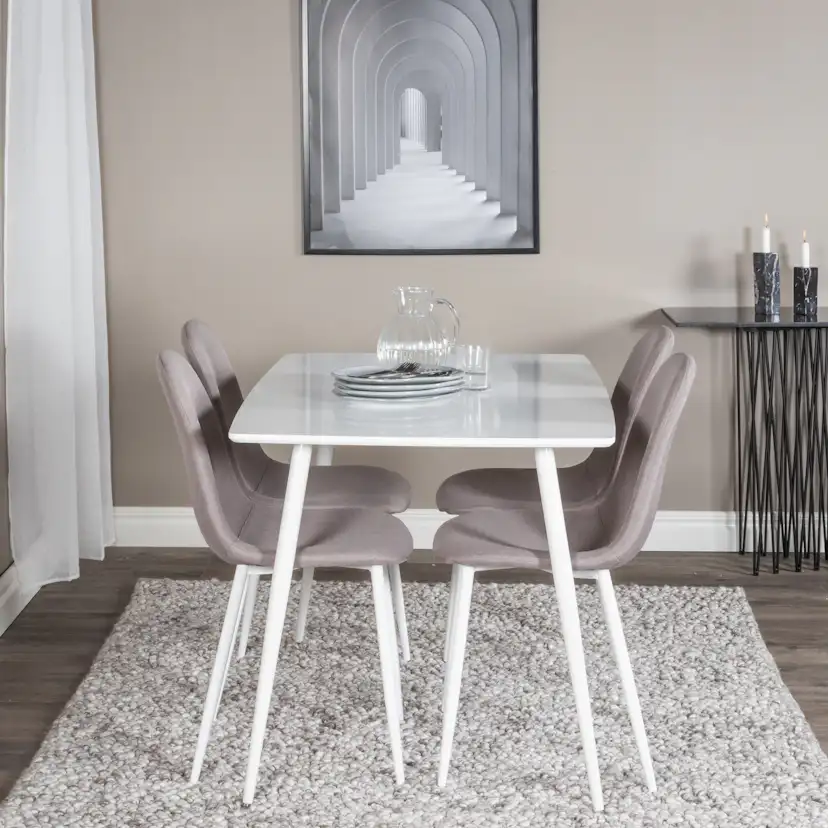 Matgrupp Venture Home Polar med 4st Stolar