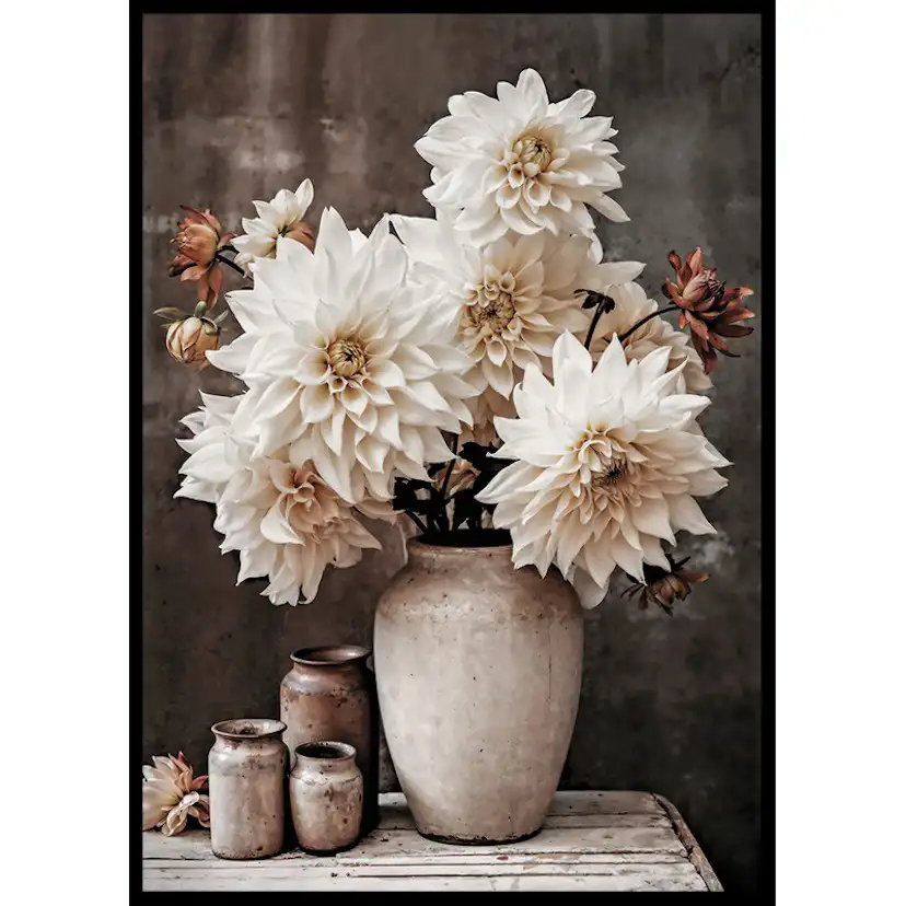 Poster Gallerix Dahlia Flower Pot