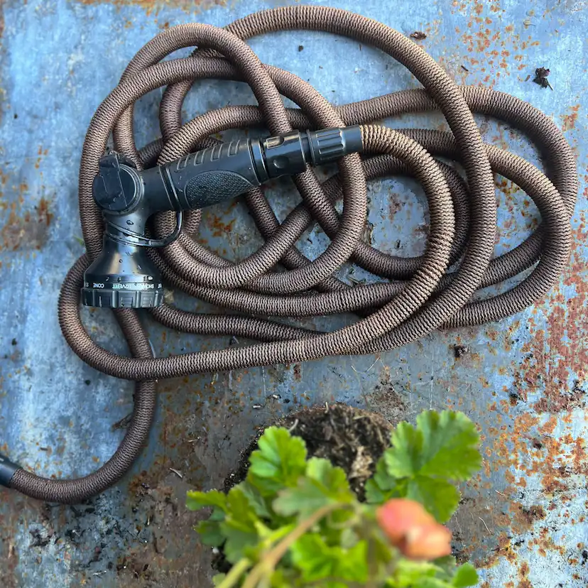 Trädgårdsslang By Benson Deluxe Set Mörk Sand 15 m