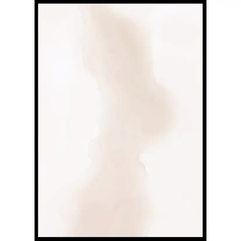 Poster Gallerix Watercolor Faded Brown No1