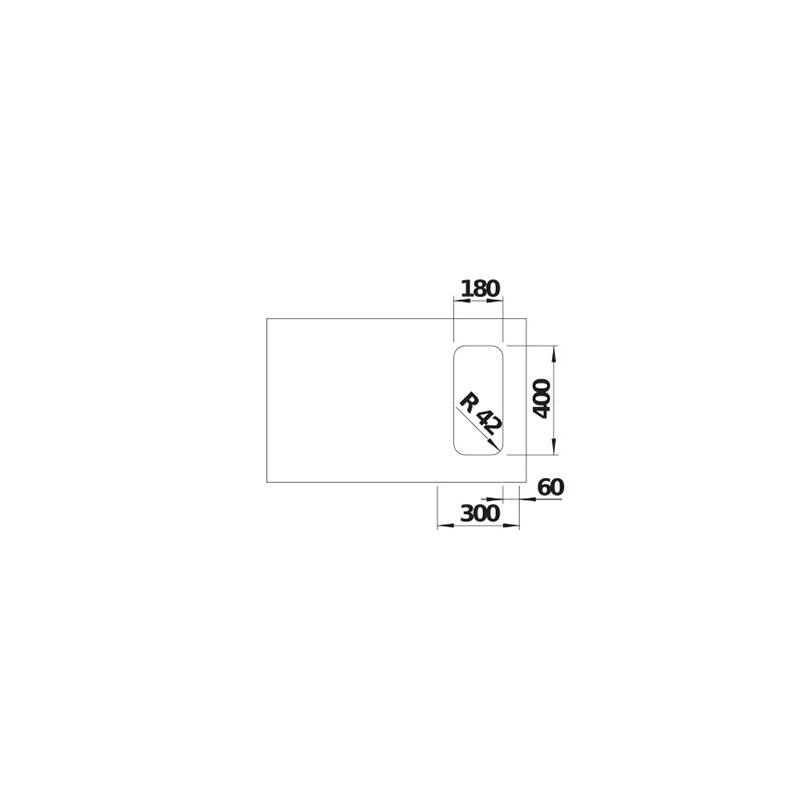 BLANCO SOLIS 180-U INFINO Undermontering