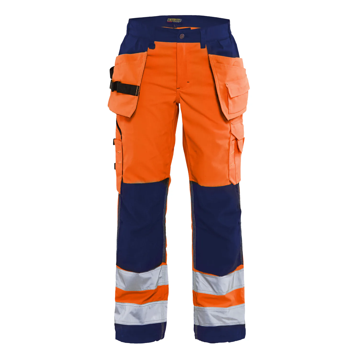 Varselorange/Marinblå