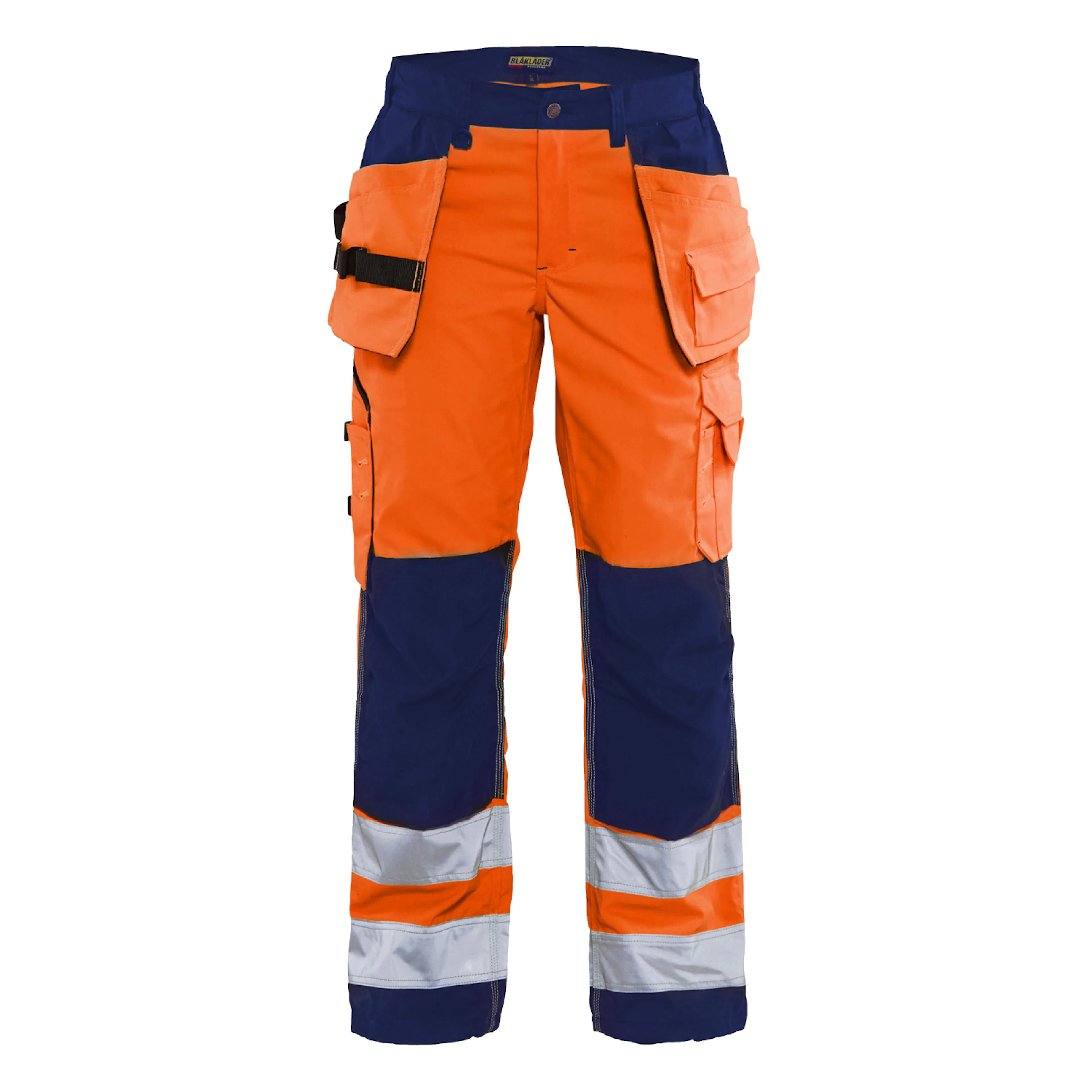 Varselorange/Marinblå