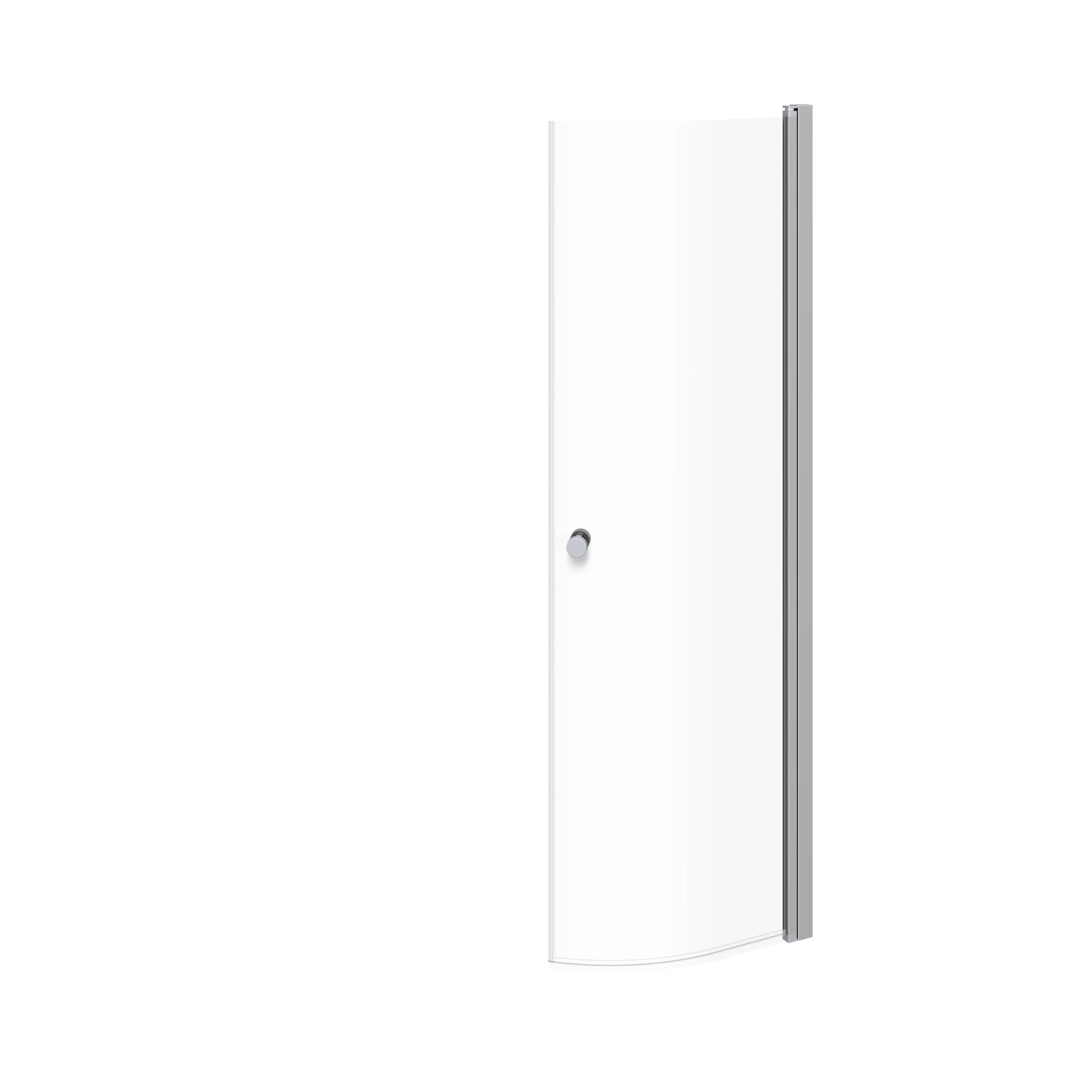 Match halvrund slagdörr 200x80 cm Klarglas, 800 mm
