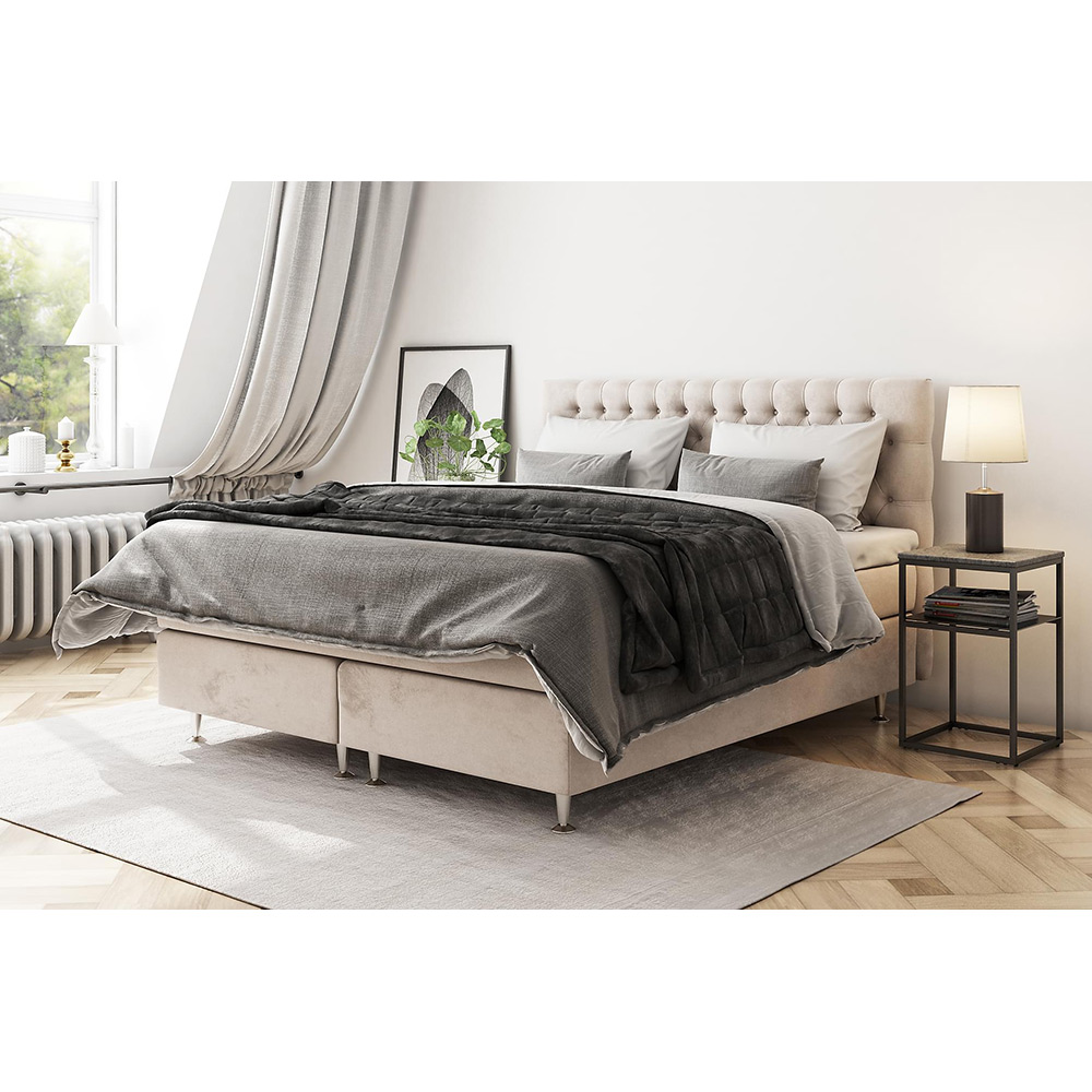 Kontinentalsäng Drömvik Celine med Sänggavel 210x210