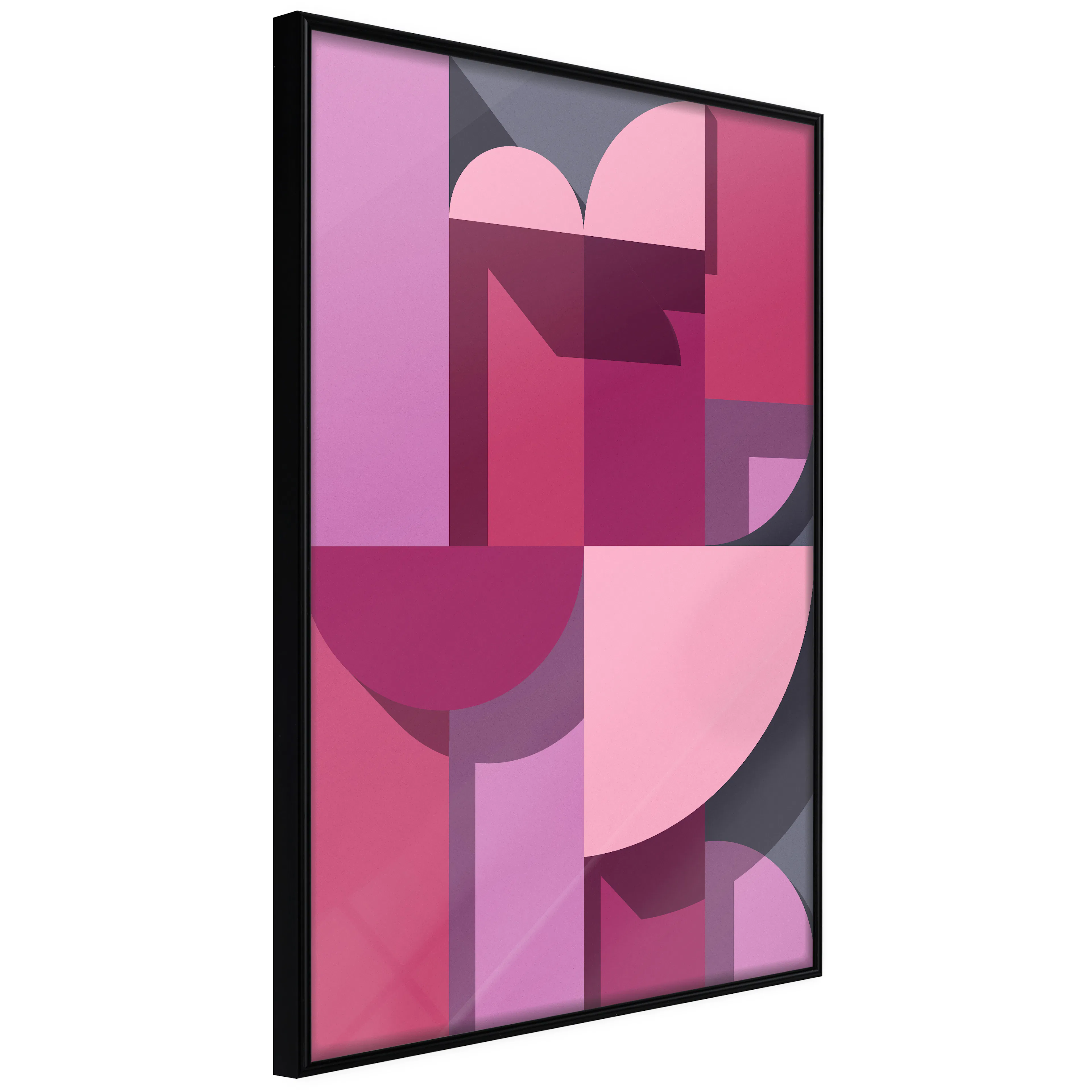 Affisch - Abstract Home [Poster] 40x60 Svart ram, 40x60 cm