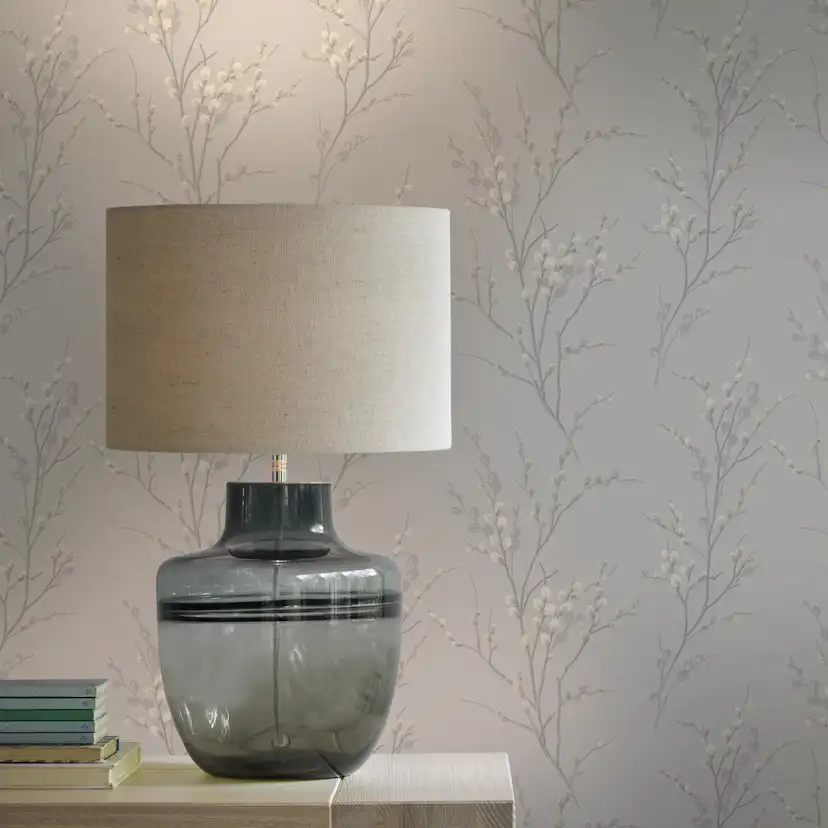 Tapet Laura Ashley Pussy Willow Dove Gra