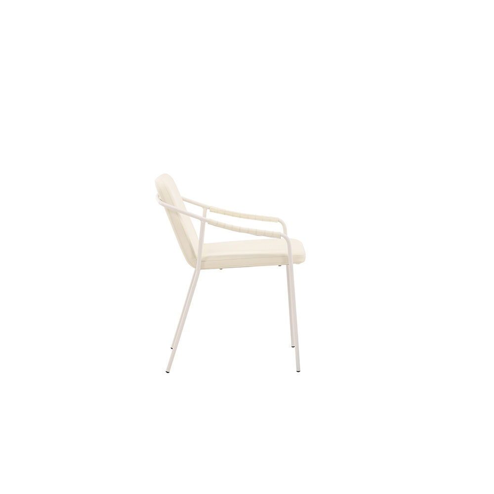 Tvist Dining Chair - Beige / Beige PU Beige