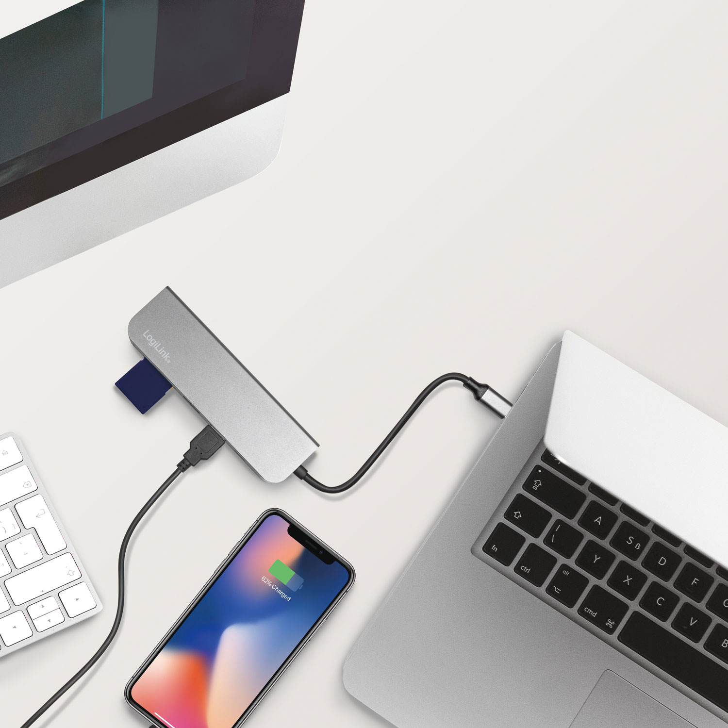 Adapter LogiLink  USB-C Multi-Hub HDMI/PD/DeX