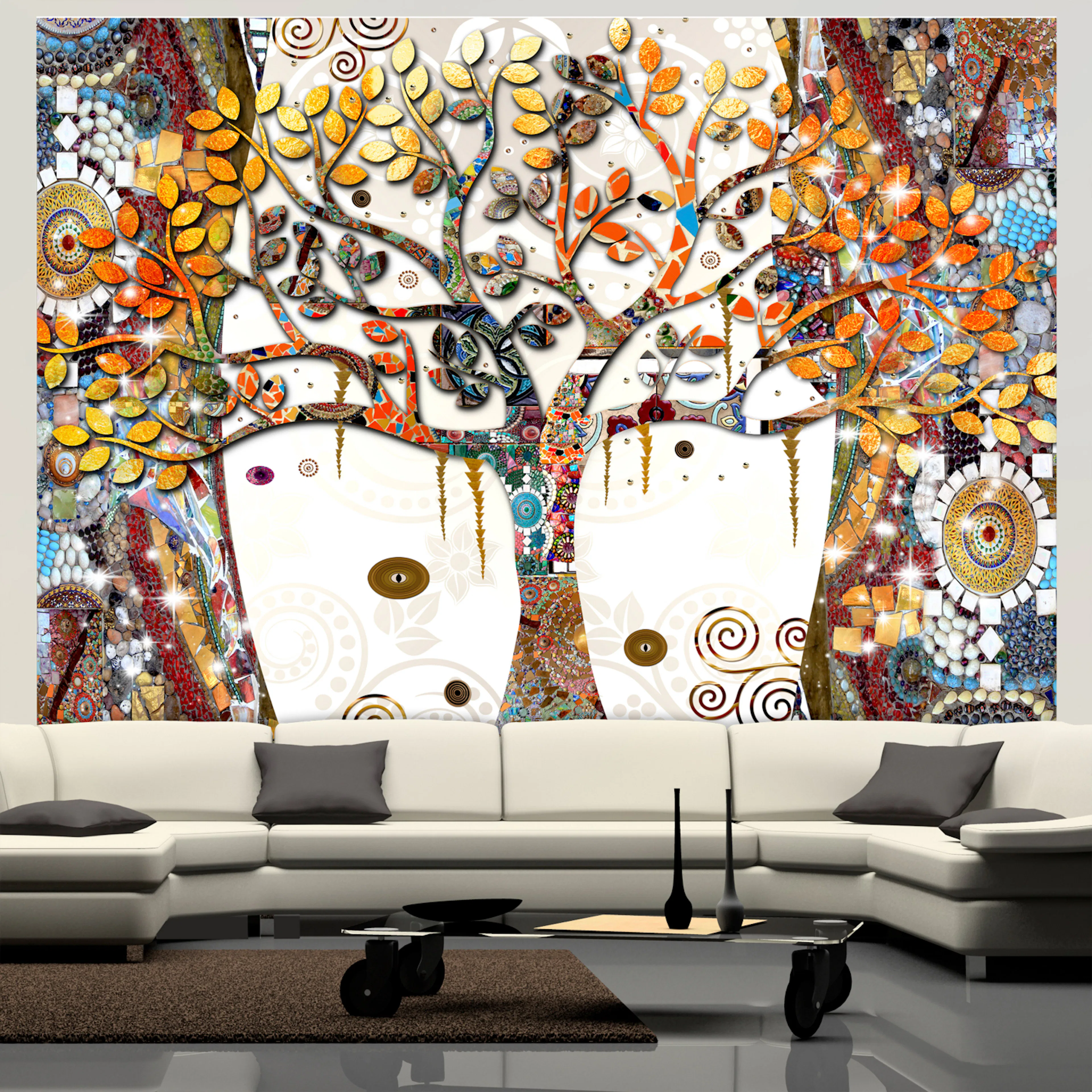 Fototapet - Decorated Tree 450x315 450x315 cm