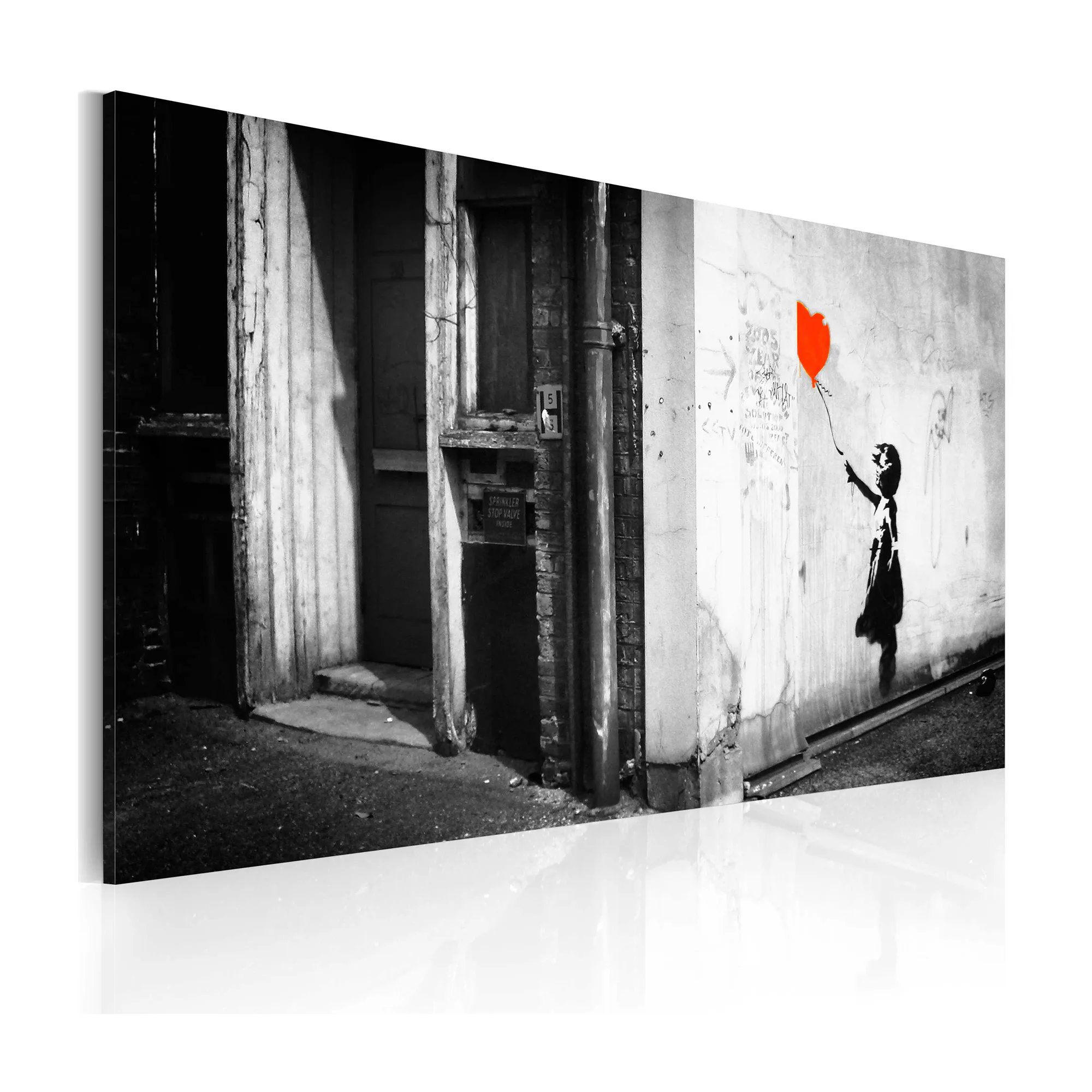 Tavla Arkiio Girl With Balloon Banksy 60x40