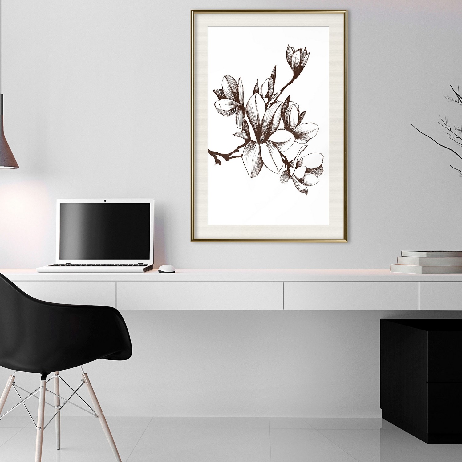 Poster Artgeist Affisch Renaissance Magnolias