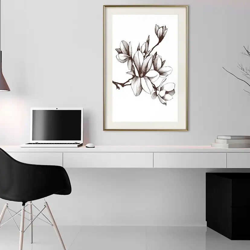 Poster Artgeist Affisch Renaissance Magnolias
