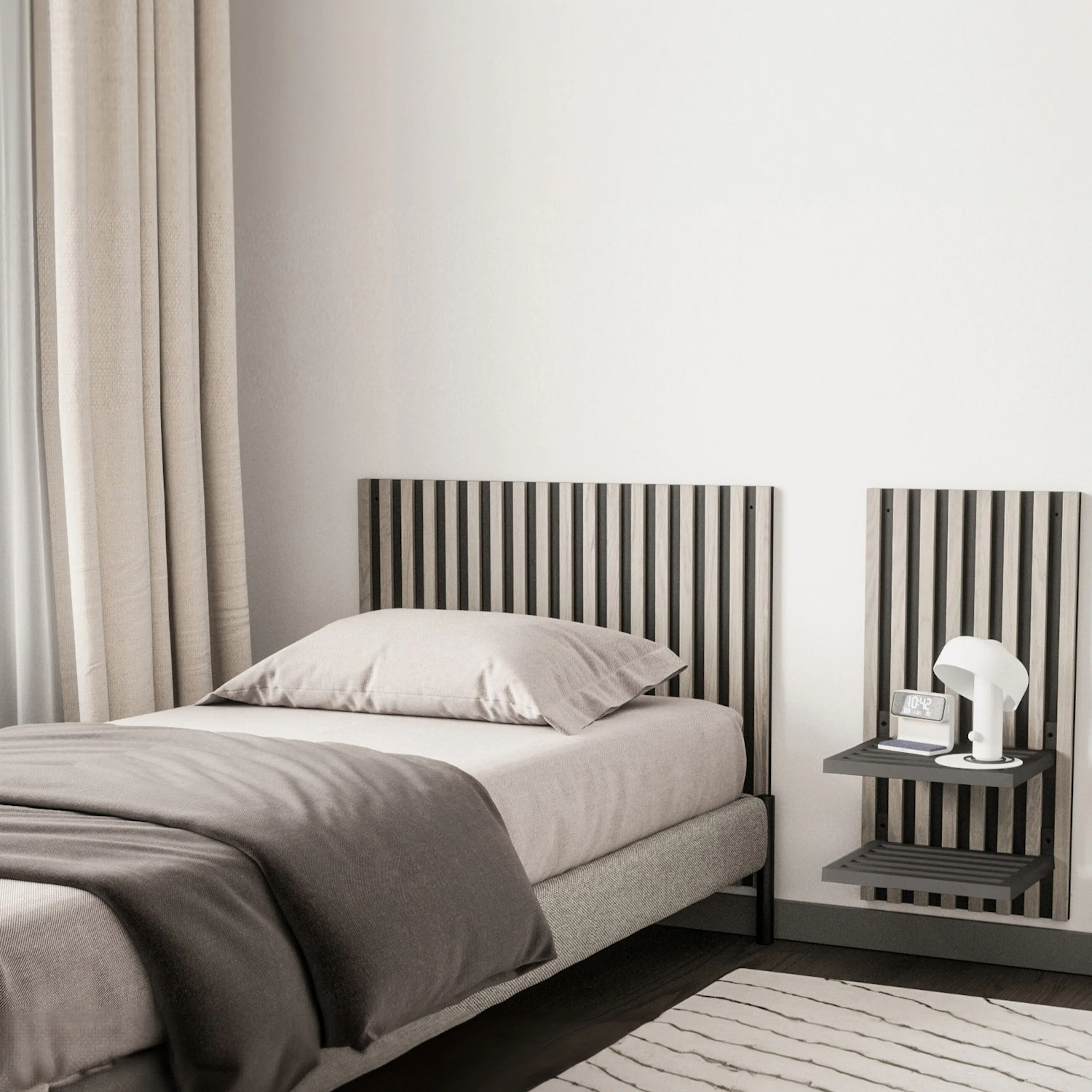 Vägghylla Venture Home Caen Svart Järn 35x10,5x30 cm